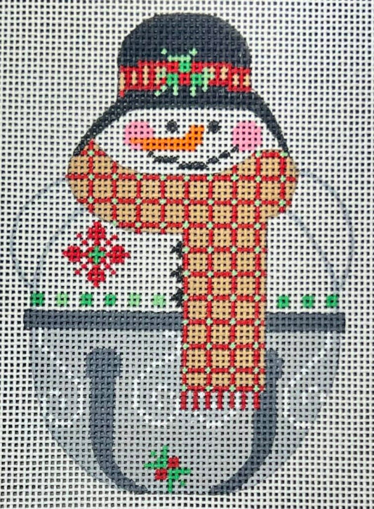 Jingle Snowman - Black Hat with Band CH-1498