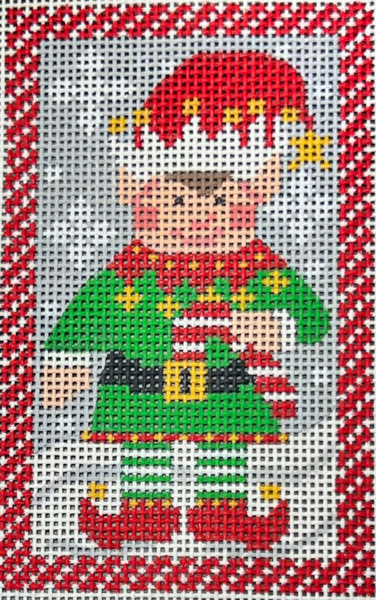 Elf Holding Candy Cane CH-1546