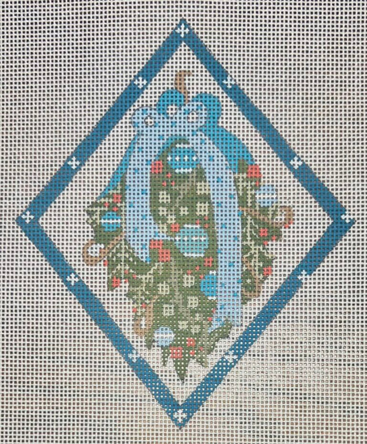 Diamond - Blue Ornaments CH-1618