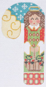 Angel with Basket Candy Cane CH-189