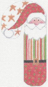 Santa Gold Stars Candy Cane CH-20