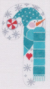 Snowman Peppermint Candy Cane CH-24