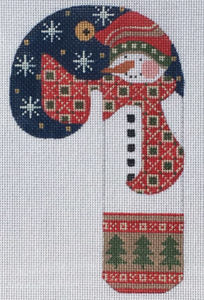Traditional Snowman Candy Cane CH-285