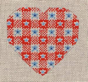 Red and Blue Heart CH-334