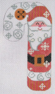 Bell Santa Candy Cane CH-38