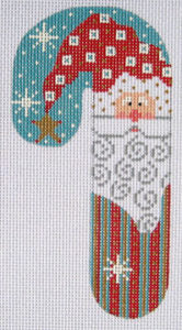 Red and Blue Santa Candy Cane CH-39