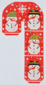 Red Snowman Candy Cane CH-391