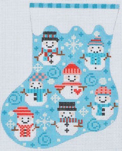 Snowman Mini Stocking CH-394