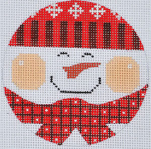 Red Snowman Ornament CH-402