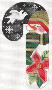 Poinsettia Hat Snowman Candy Cane CH-42 13