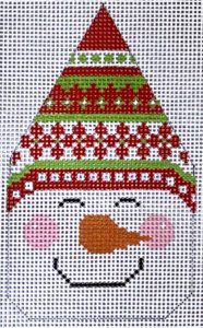 Snowman Face - Red/Green Hat CH-505