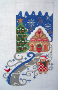 Gingerbread Girl Stocking CH-55
