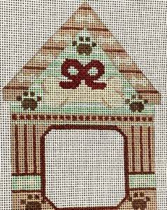 Bone Green Dog House Frame CH-587