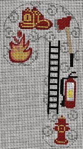 Fire Fighter Candy Cane CH-597