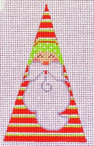 Horizontal Stripes Santa - Triangle CH-615