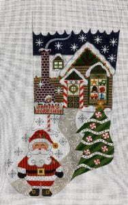 Santa's Workshop Stocking CH-631
