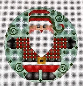 Santa Round - Small Checkered Coat CH-632