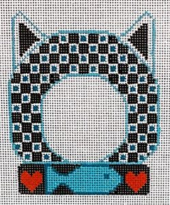 Cat Frame - Black & White Checkered CH-637
