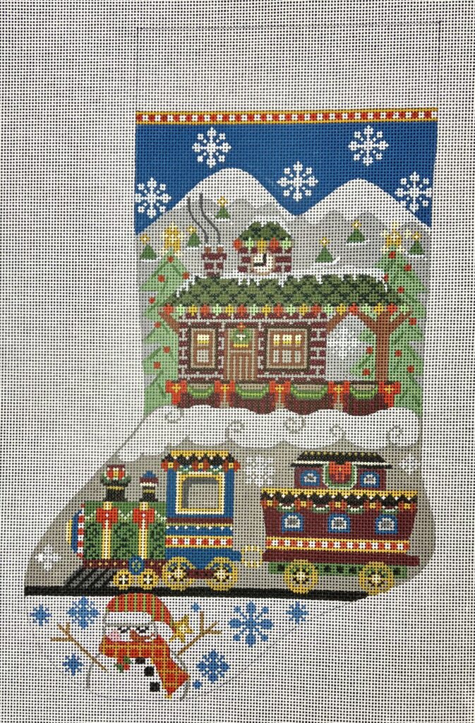 Christmas Train Stocking CH-645
