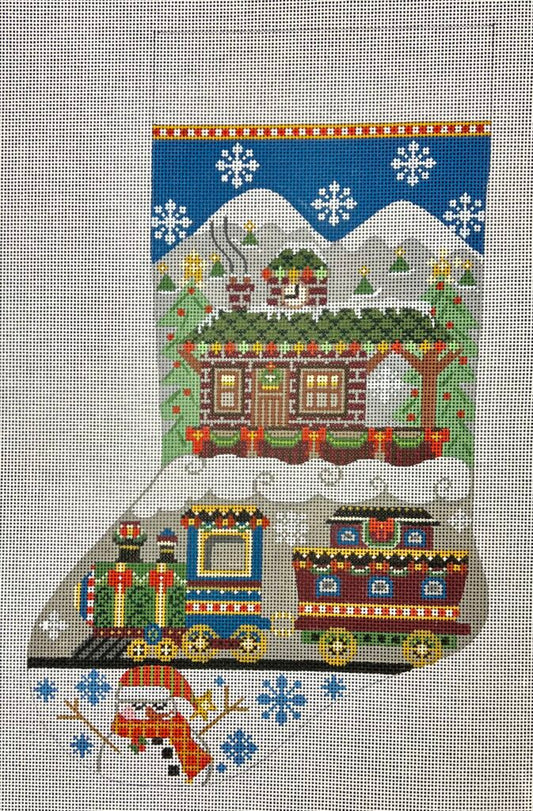 Christmas Train Stocking CH-645