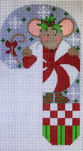 Mouse with Peppermint Candy Cane CH-689
