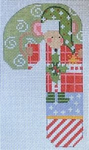 Mouse with Present Candy Cane CH-690