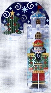 Green and Red Nutcracker Candy Cane CH-692