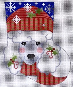 Poodle Mini Stocking CH-705