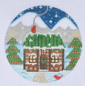 Log Cabin Ornament CH-73