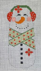 Green Scarf Snowman CH-850