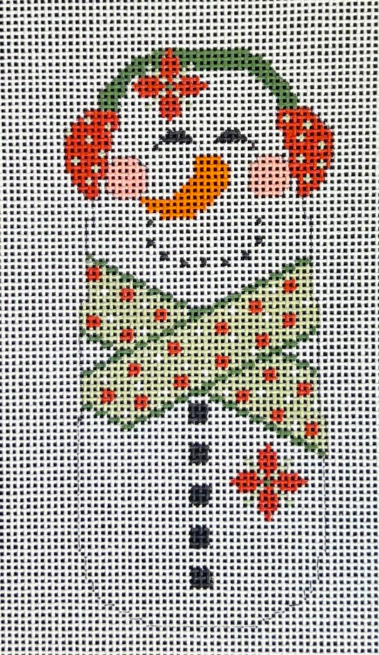 Green Scarf Snowman CH-850