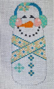 Tan and Snowflake Snowman CH-852