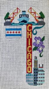 Travel Candy Cane - Chicago CH-945
