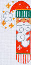 Santa with Striped Hat Candy Cane FA-04