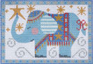 Blue Rectangle Elephant" NP-02