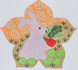 Lavender Bunny with Radish" NP-08