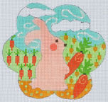 Pink Bunny with carrots NP-11
