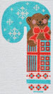 Teddy Bear Candy Cane WTP-10