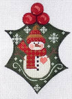 Snowman Heart Holly WTP-12