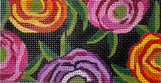 Black Floral Clutch Insert CL118