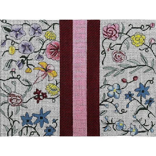 Floral Stripe Single Panel CL115