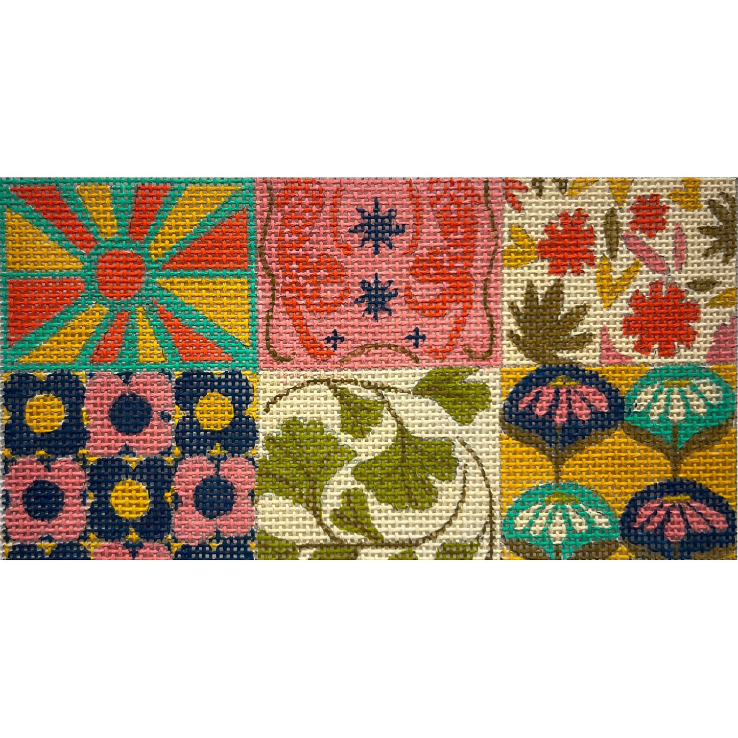 Six Square Collage Clutch CL136