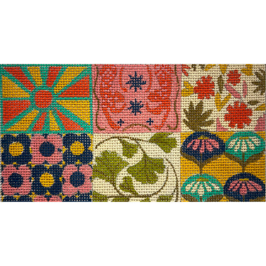 Six Square Collage Clutch CL136