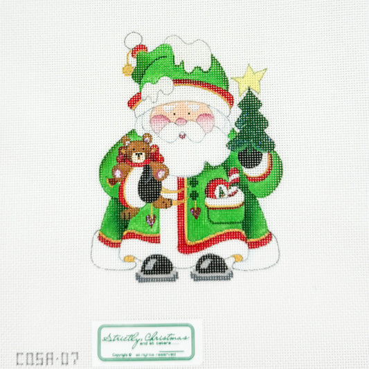 Squatty Santa with Bear UNK31