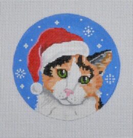 Calico Cat Santa  CT04
