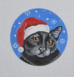 Black Cat Santa  CT05