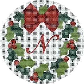Monogram Wreaths N  CHRW-N