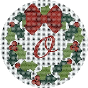 Monogram Wreaths O  CHRW-O