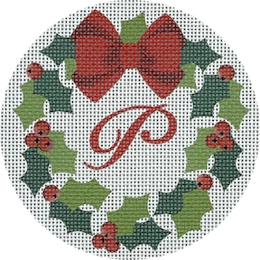 Monogram Wreaths P  CHRW-P