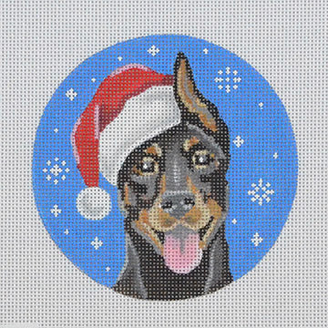 Doberman Santa  DG18